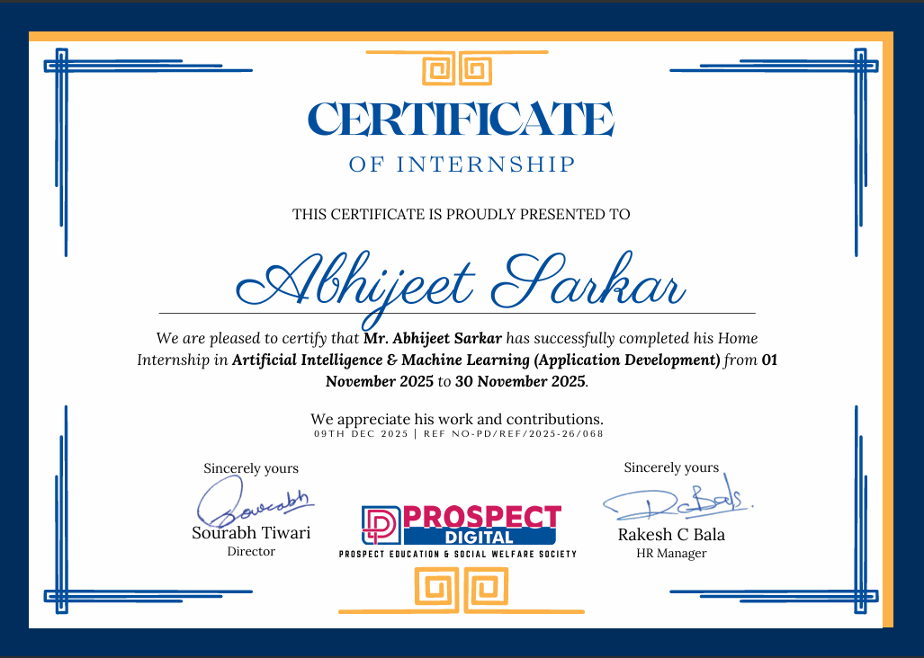 Technical Certificate