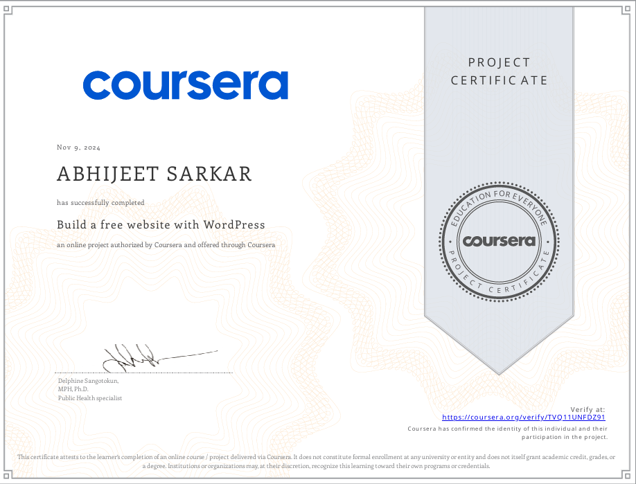 Technical Certificate