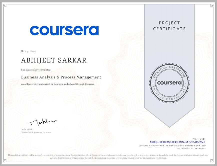 Technical Certificate